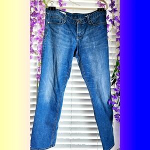 J CREW Matchstick Women's Size 32 Reg. By label.  I Measured 36" Waist. Altered